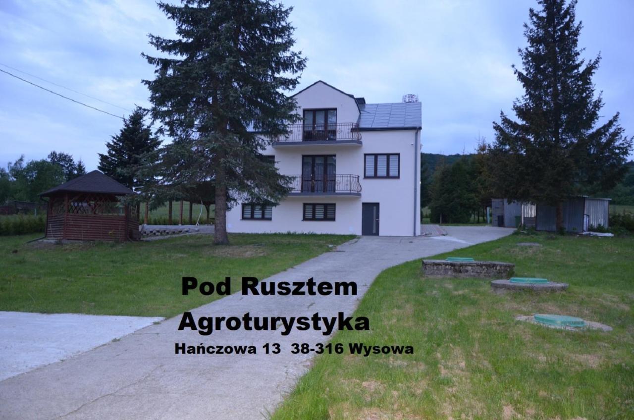 Pod Rusztem Agroturystyka Wysowa-Zdroj Exterior photo